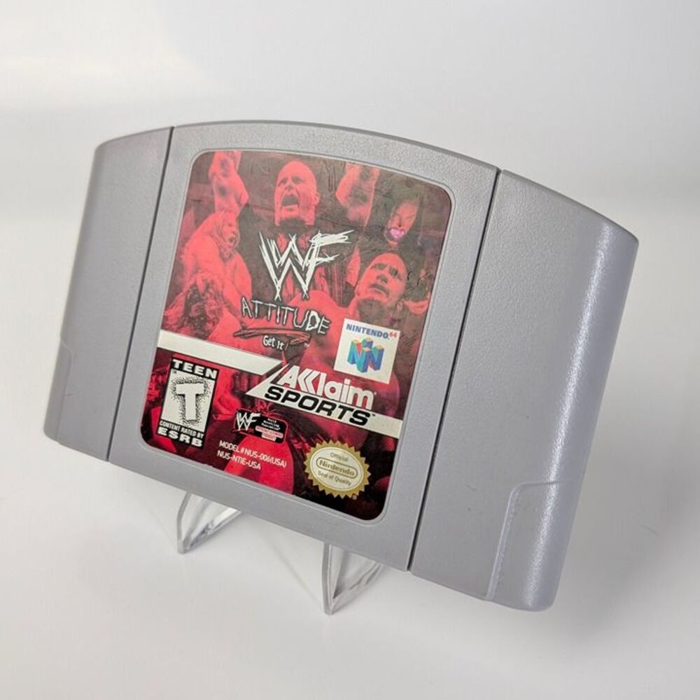 WWF Attitude - Authentic and Tested - N64